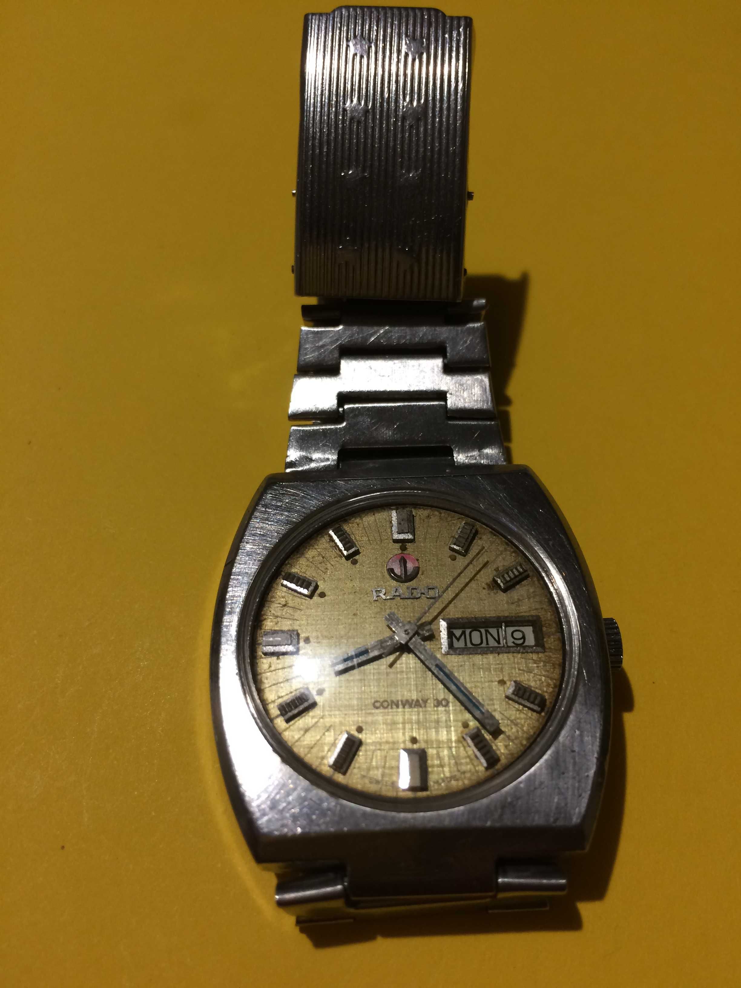 RADO CONWEY 30 Швейцарски ОРИГИНАЛЕН Автоматичен механичен часовник