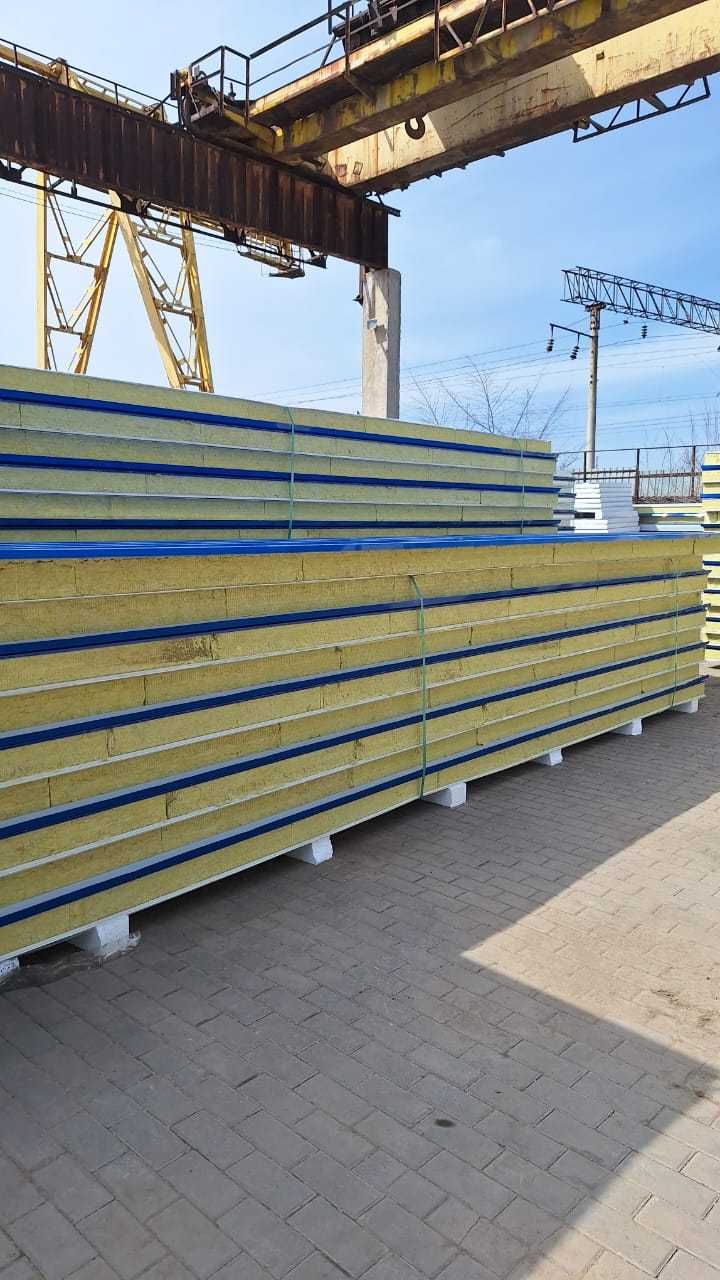 Сэндвич-панели стеновые и кровельные напрямую от завода
