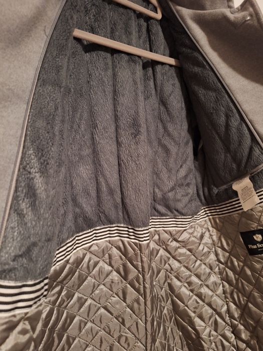 Palton de barbati gri marimea L