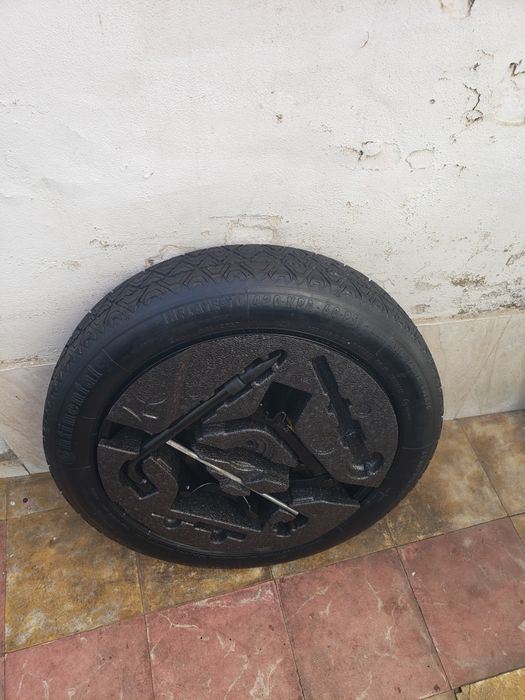 Roata rezerva slim 5x108 r17 volvo ford + kit pana cric