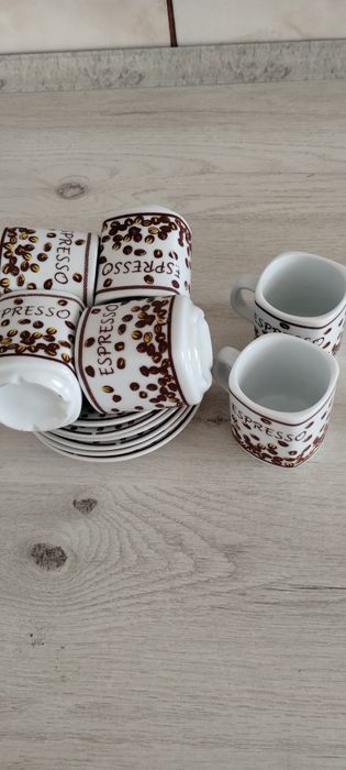 Cesti cafea portelan expreso