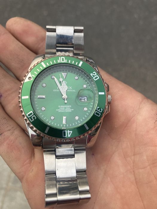 Часы ROLEX Серебристый в