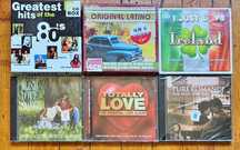 Lot CD sigilate cu hituri rock'n'roll, balade, electro, latino & irish
