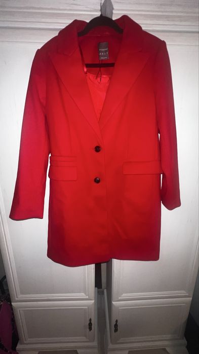 Palton haina Primark nou rosu