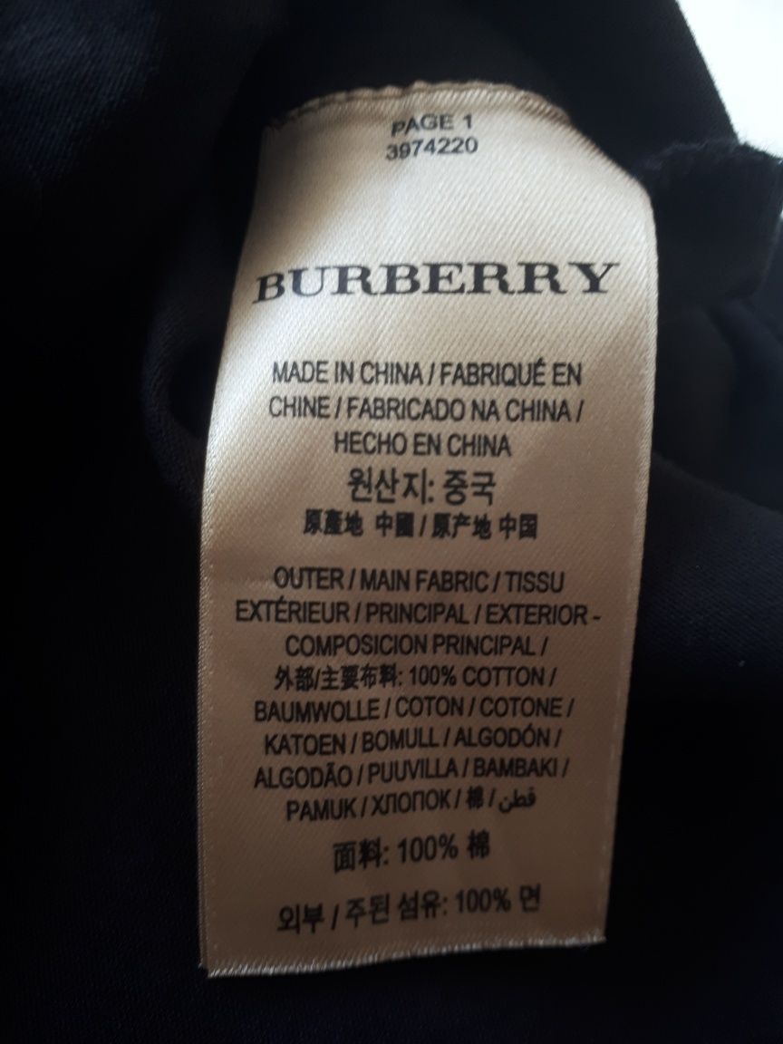 Burberry bluza logo