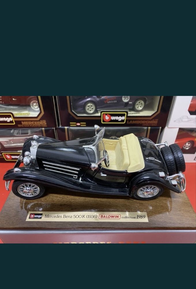 BBURAGO MERCEDES-BENZ 500K ROADSTER macheta de coletie scara 1:18
