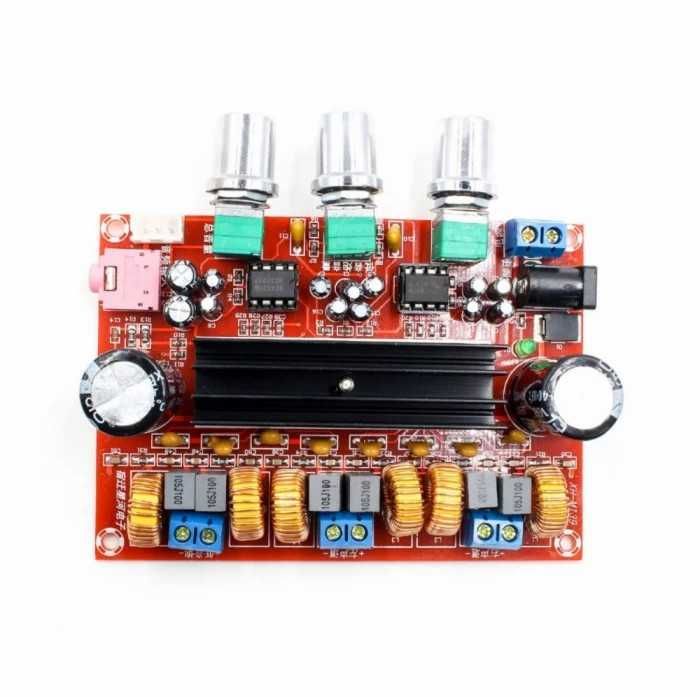 Kit amplificator stereo 2.1 clasa D 2x50w+100w tpa3116d2 subwoofer