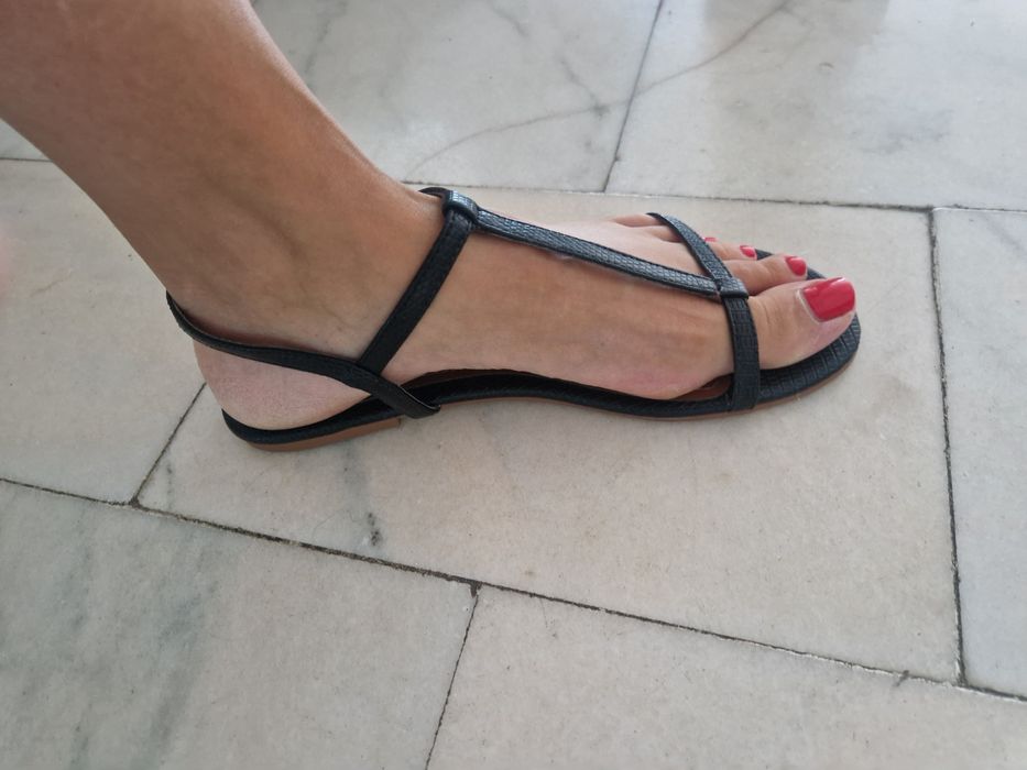 Sandale negre h&m