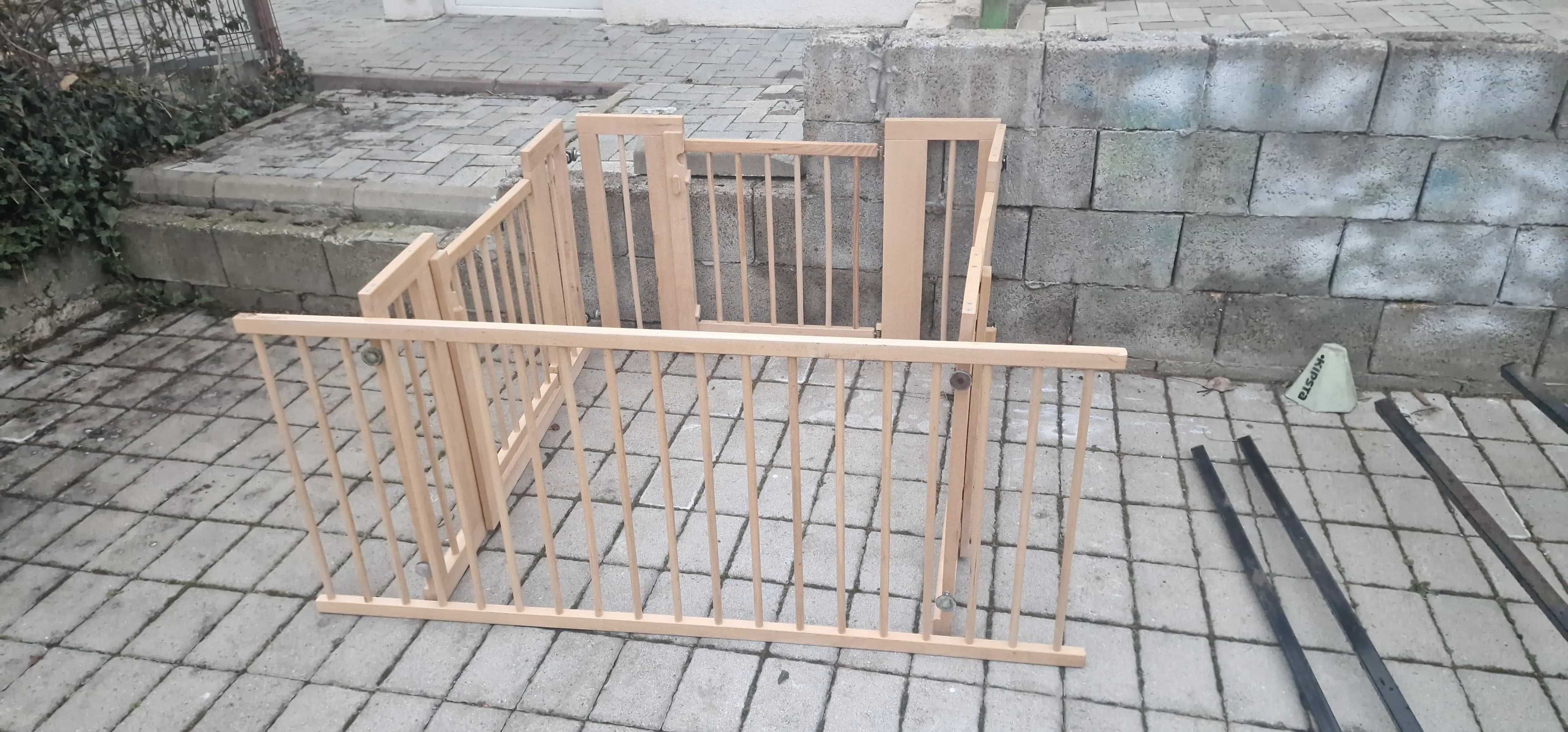 Poarta din lemn pentru bebelusi, de siguranta 100 cm