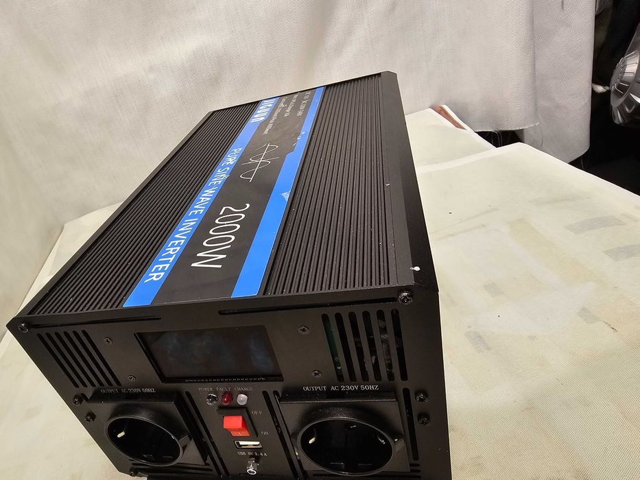 Jiguun 12v 2000W continu 4000W peak Pure sine wave