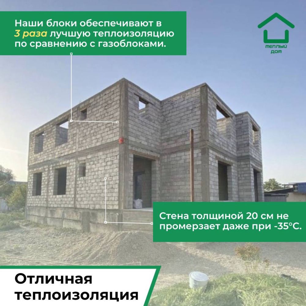 Полистиролбетон газоблоки экотон