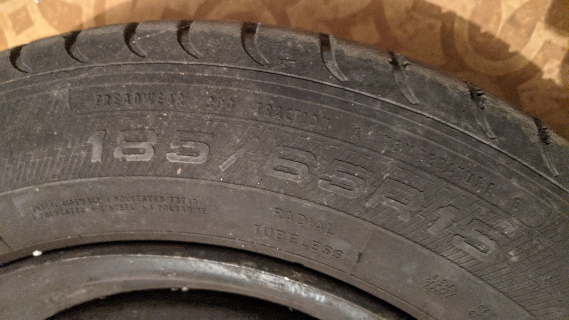 4 железни джанти с летни гуми Goodyear 185/65/15