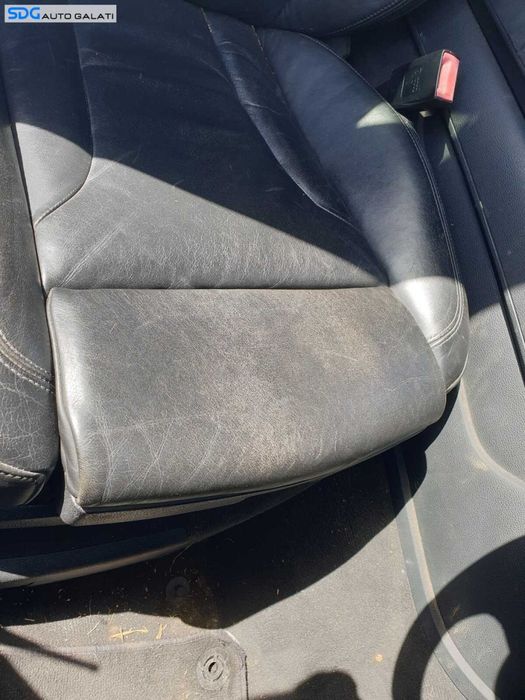 Interior 7 Locuri Piele Neagra cu Incalzire Scaune Fata Stanga Dreapta Bancheta Spate Audi Q7 Facelift 2007 - 2015 [C6339] [C6340] [C6341] [C6417]