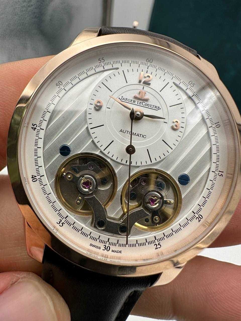 jaeger lecoultre злато/кожа