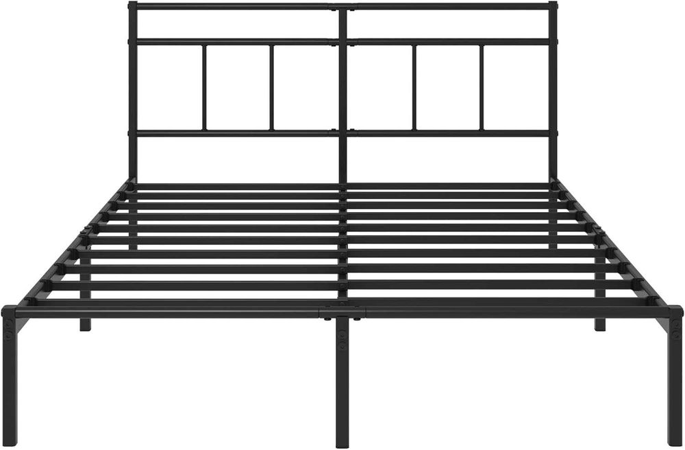 Cadru de pat metalic Zinus Elias ,140 x 190 x30 cm , negru