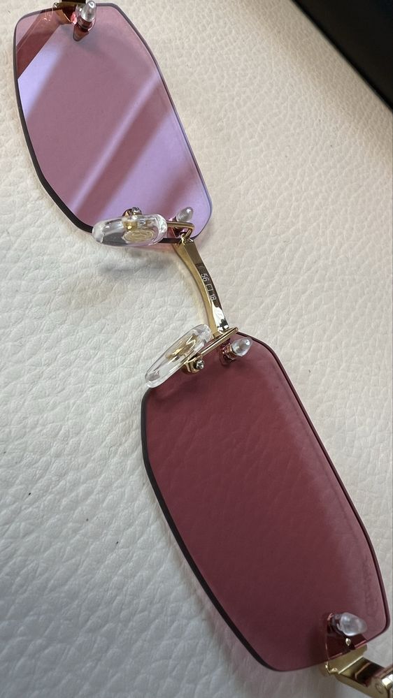 Cartier CT0474S ochelari de soare rimless inlocuire rame vedere