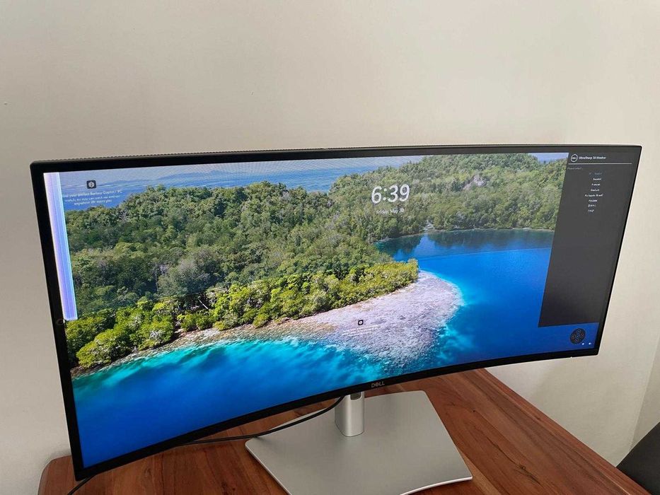 Monitor Dell Ultrasharp 34" model U3425WE crapat/defect