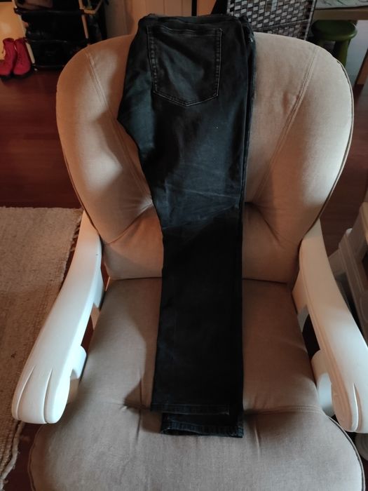 Pantaloni negrii smog 36/34 puțin purtati