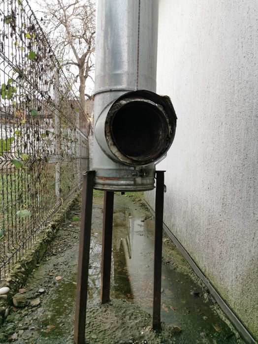 Viadrus Hercules 35 kW + puffer 50 l + coș de fum inox + Boiler