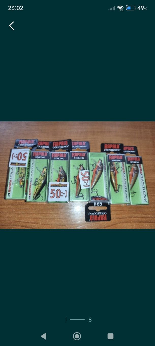 Plute somn/crap/caras/voblere rapala/ancore/nada pescuit