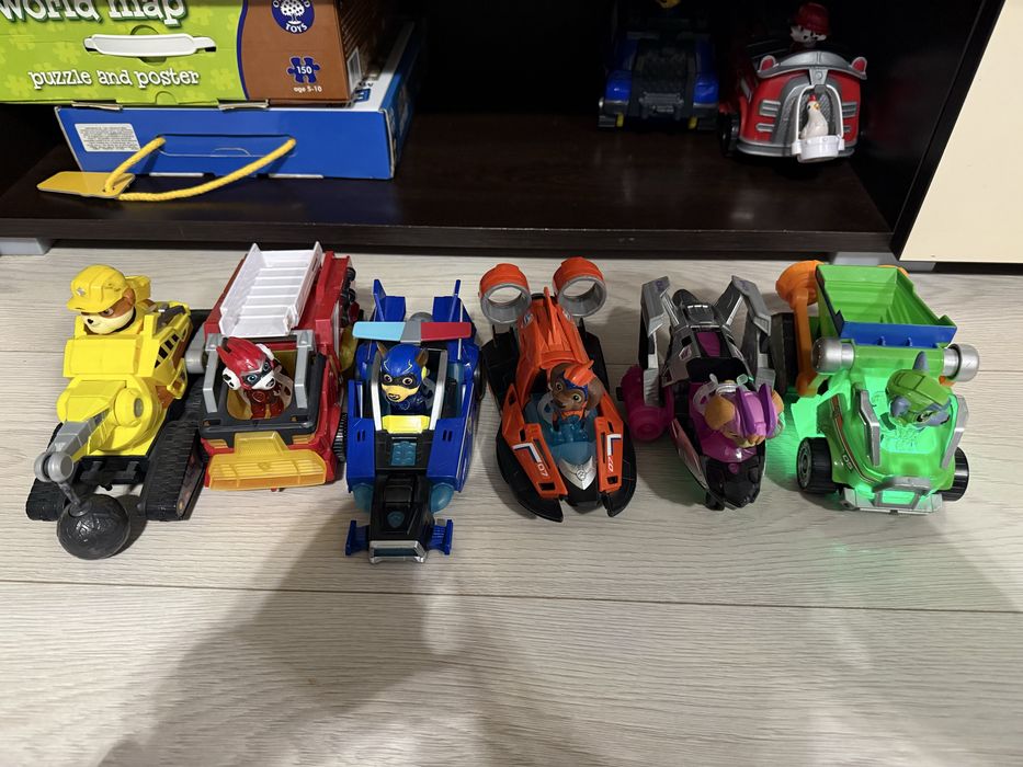 Masinute Paw Patrol din seria Mighty Pups