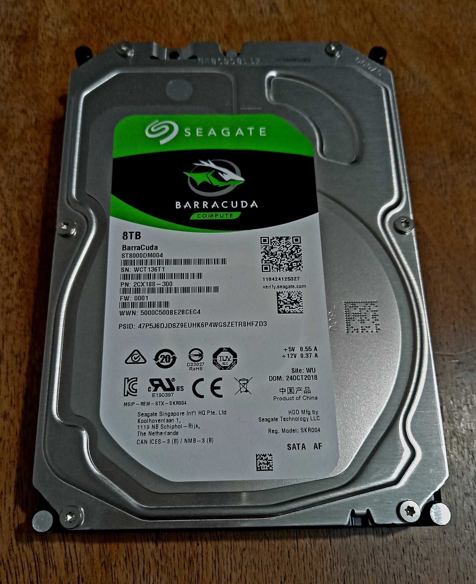 Seagate Barracuda 3.5 Hard Drive 8TB