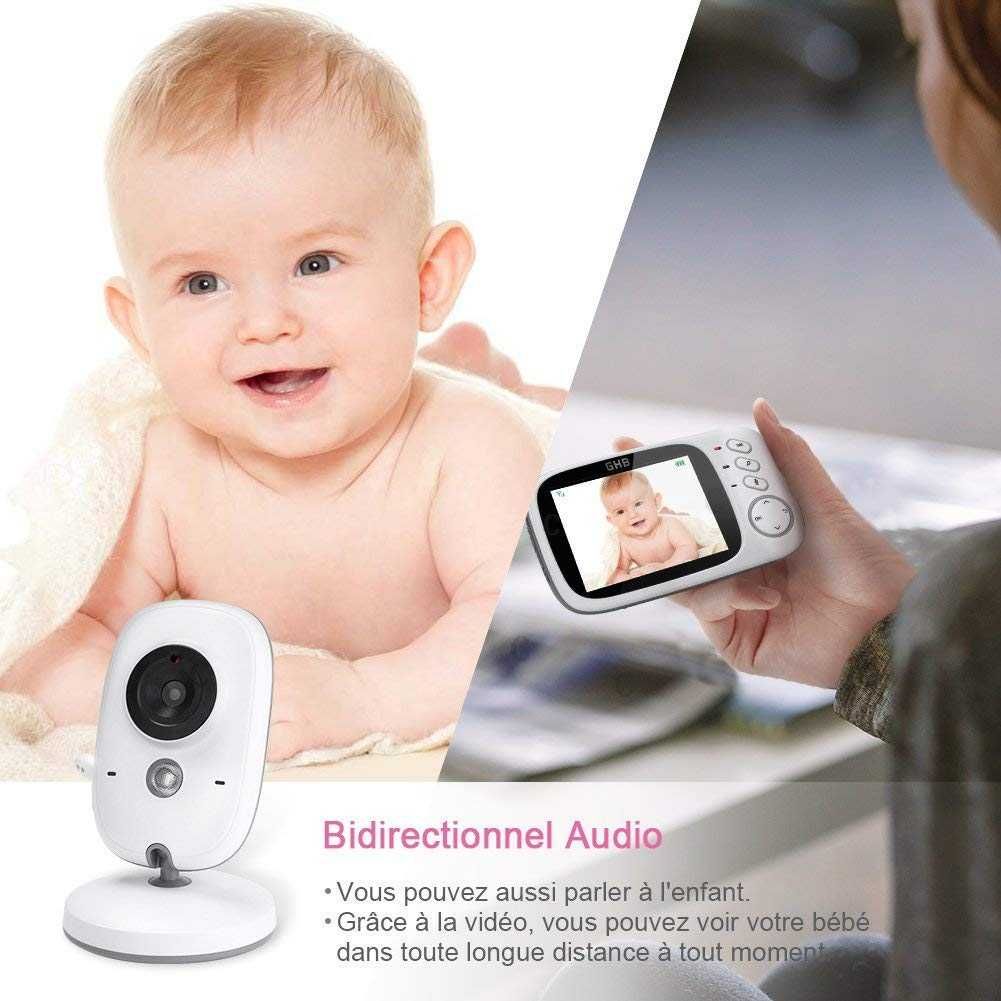 GHB Baby Monitor bebelusi, cantece, audio, Inf rosu , temperatura, VOX