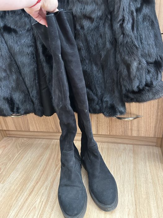 Ботуши естествена кожа и велур