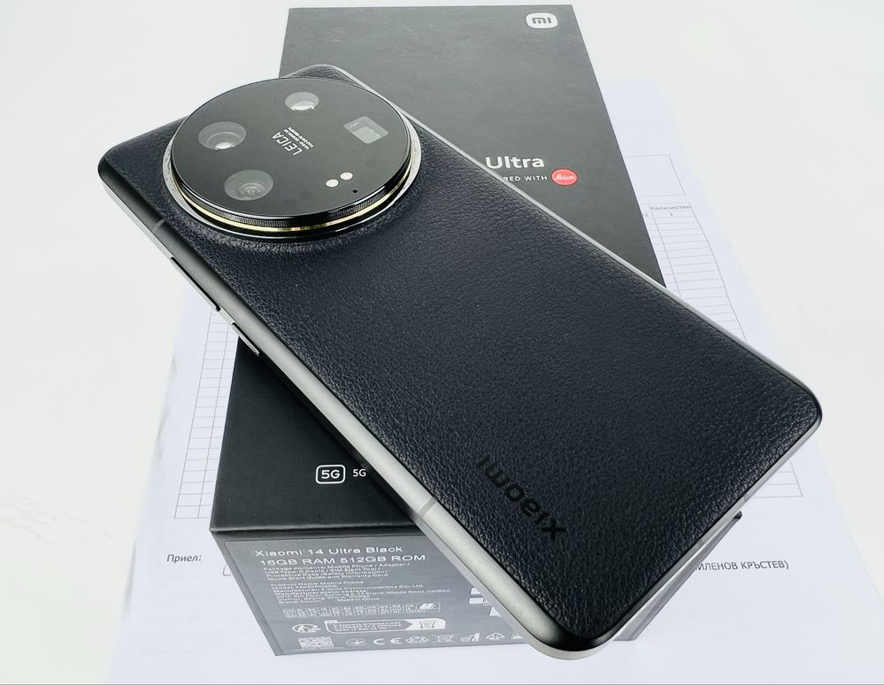 Xiaomi 14 Ultra 5G 512GB 16RAM Black Перфектен! 3г. Гаранция!