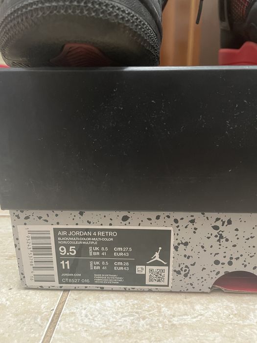 Jordan 4 Red Thunder