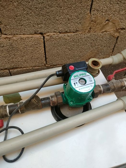 Котель полный и насос новый