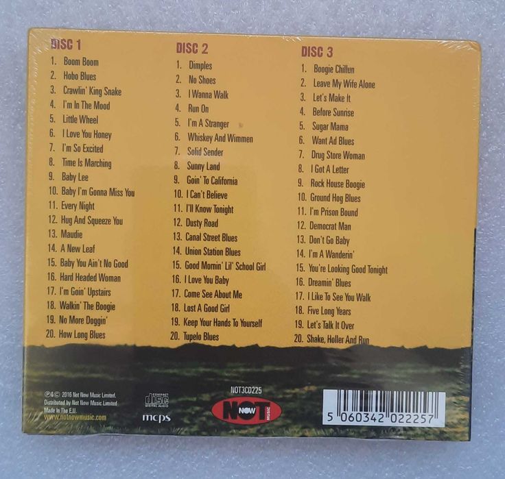 CD box Eagles-Status Quo-John Lee Hooker