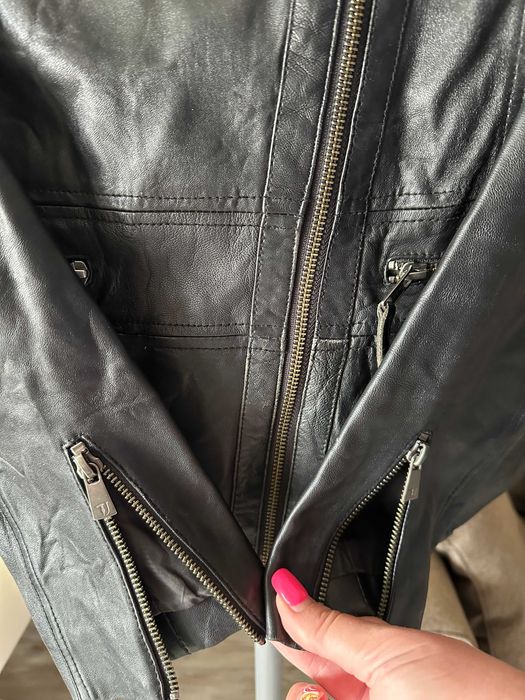 Яке естествена кожа TRUSSARDI JEANS