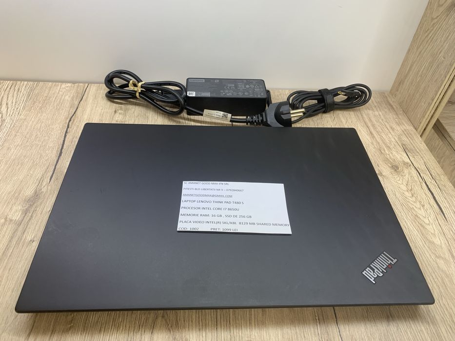 Laptop think pad T480S