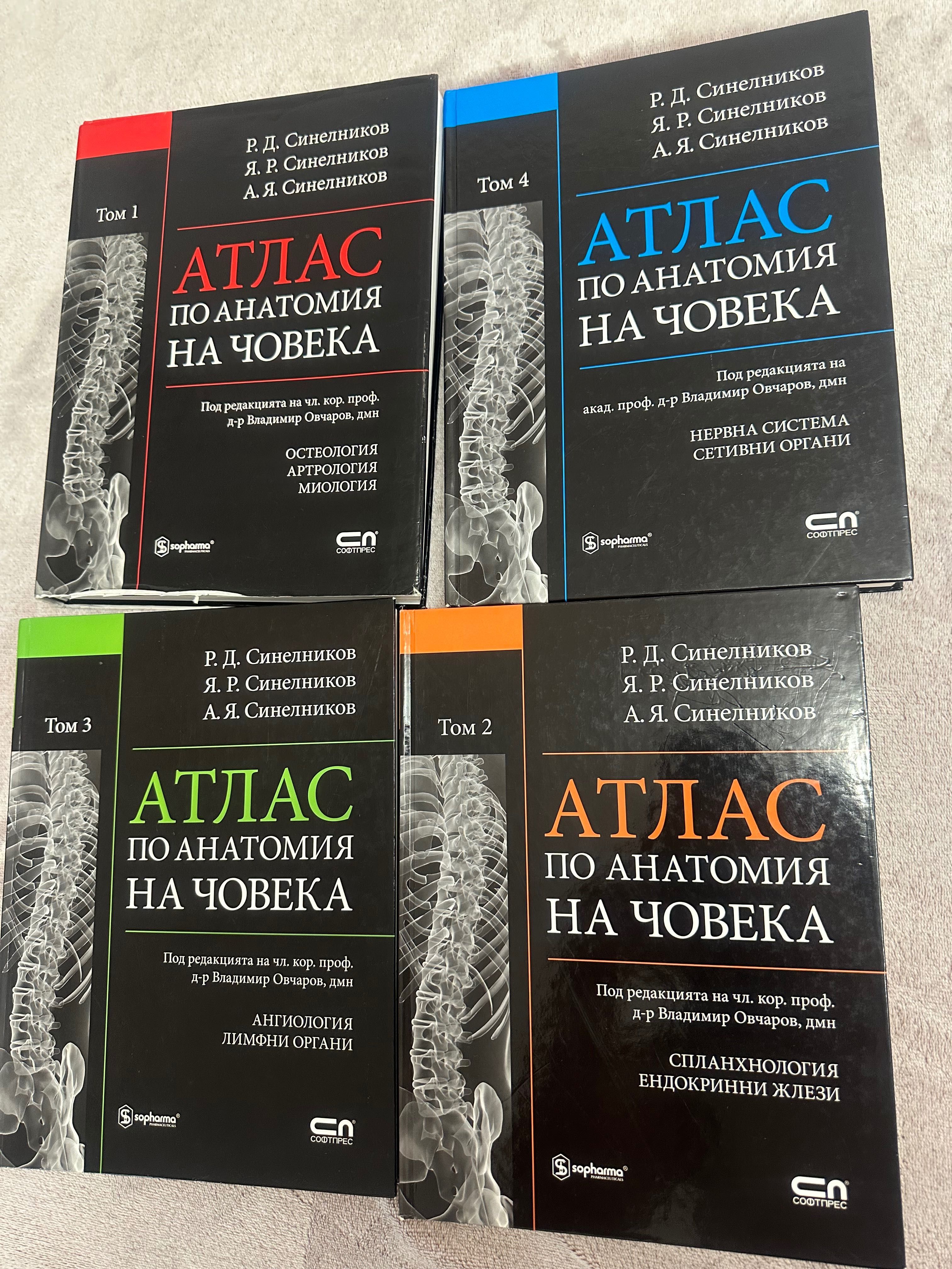 Продавам атласи по анатомия