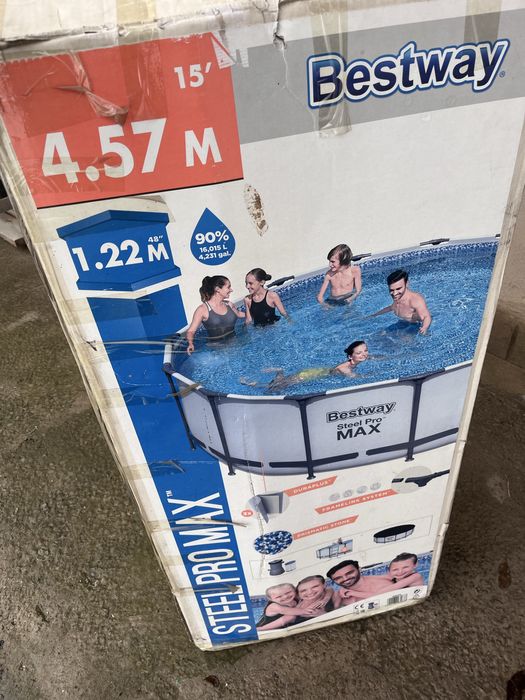 Бассейн каркасный Bestway 56420 Steel Pro Max, 366x122 см
