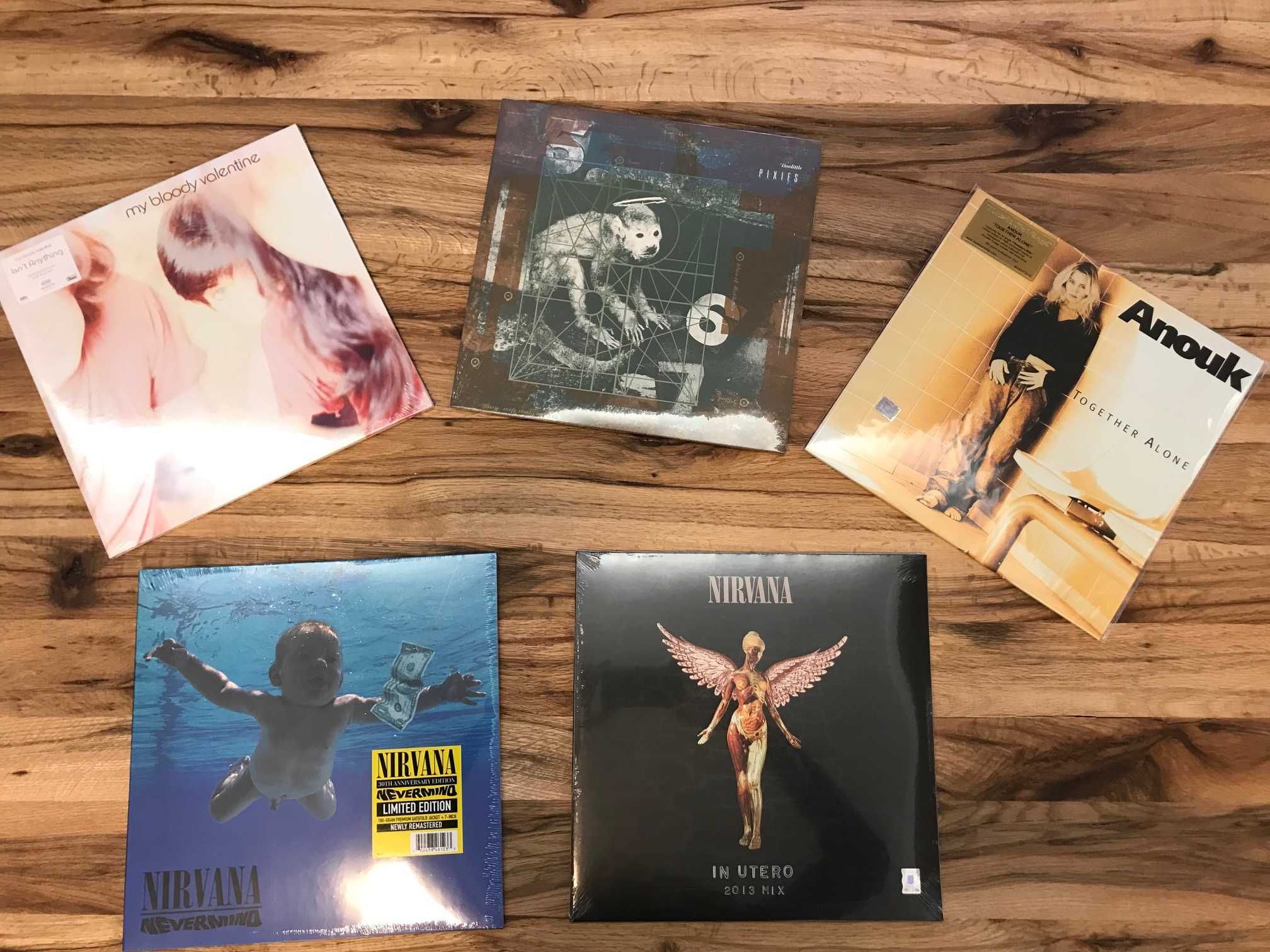 Pink Floyd, Nirvana, Pixies, Anouk, Doors, Hendrix vinyl