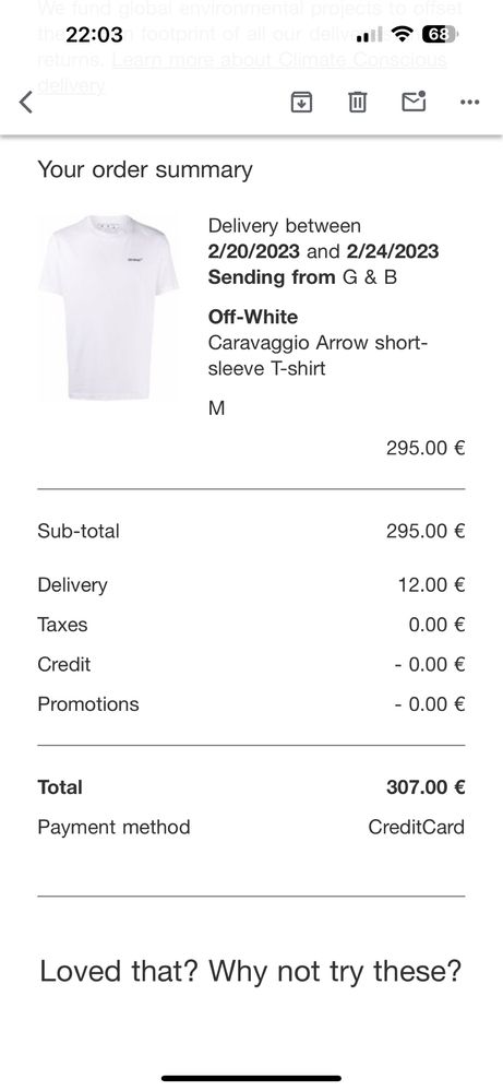 Tricou Off White