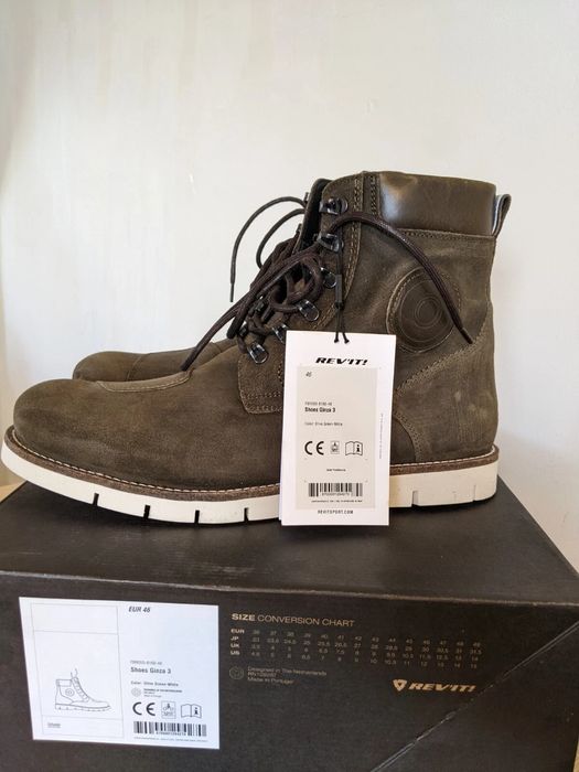 Ghete moto Rev'it Ghinza 3, culoare olive green, marimea 40