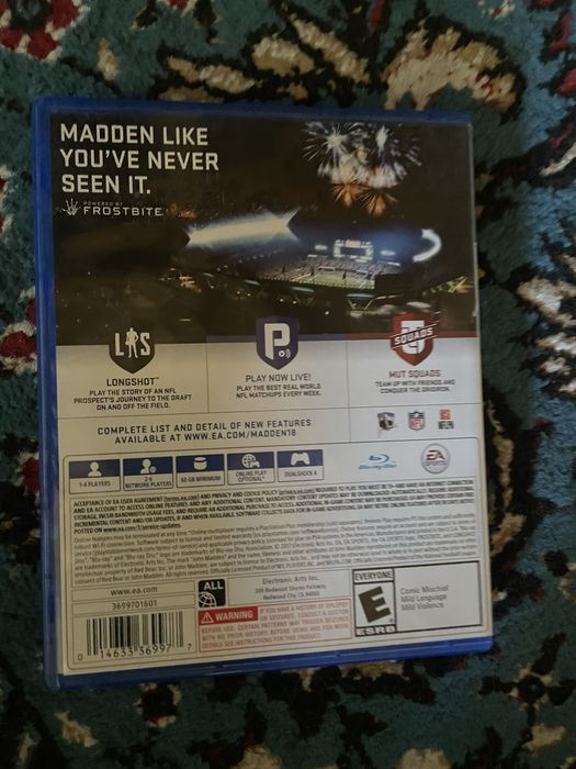 Продам Madden NFL 18