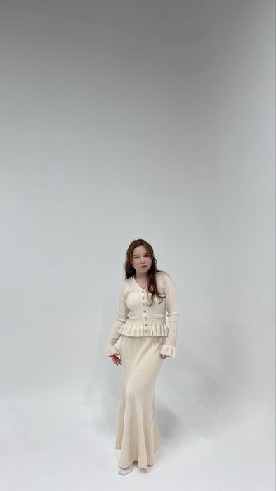 Вязаная двойка в стиле минимализм