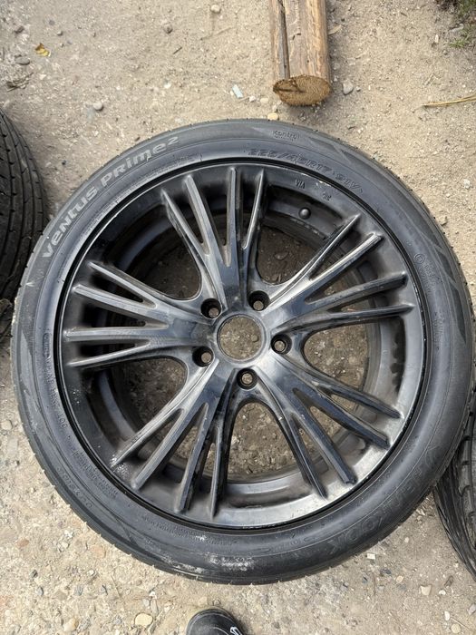 Vand 4 roti complete aftermarket, 2 cauciucuri nexen, 2 hankook.