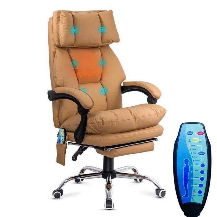 Scaun Birou cu Masaj si incalzire lombara DHO 414 Top LIVRARE GRATUITA