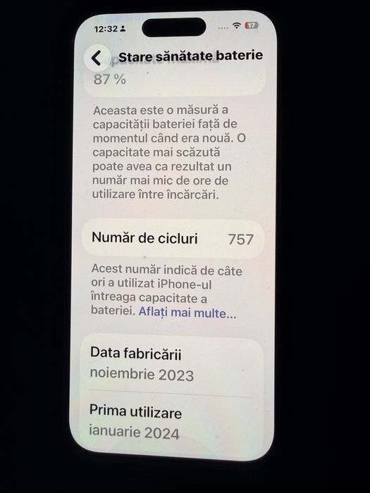 Vand Iphone 15, 128 Gb
