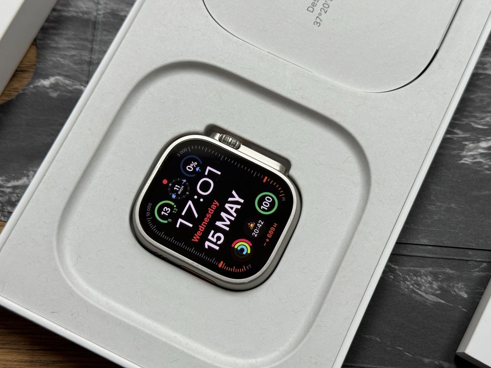 Apple Watch Ultra 49mm Midnight Ocean Band + Гаранция