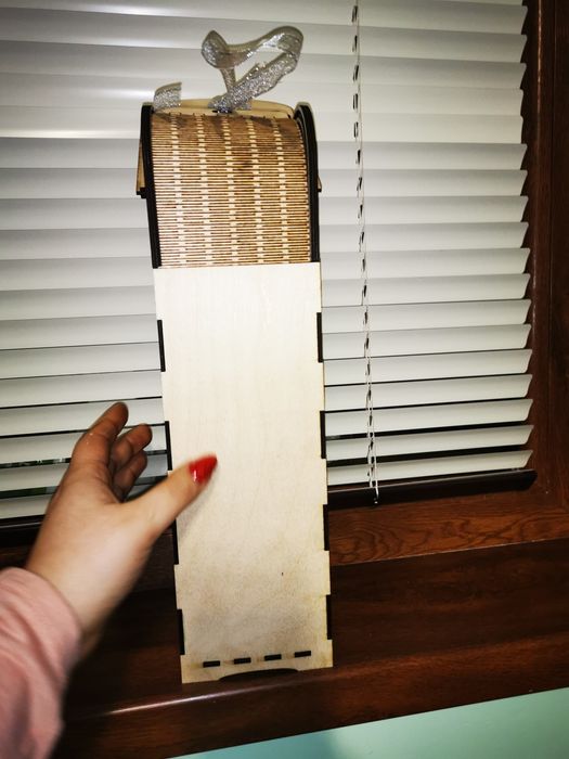 Кутия за вино, дървена