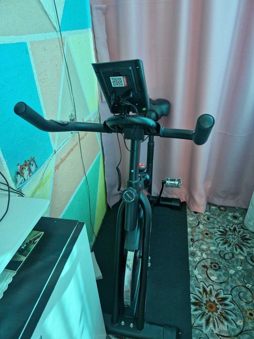 Bicicleta Spinning Techfit SBK 1500N+Covor protectie din cauciuc