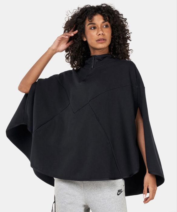 Nike Sportwear Tech Fleece Poncho Black Size M