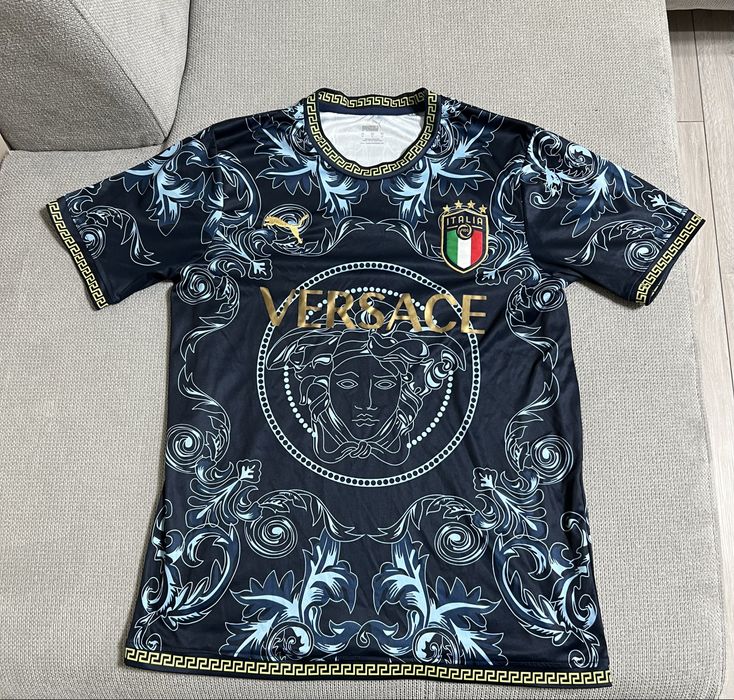 Italy x versace jersey. Тъмно син цвят. Нова!!!