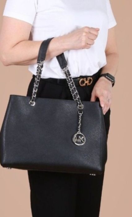 Michael Kors Saffiano Susannah tote дамска чанта